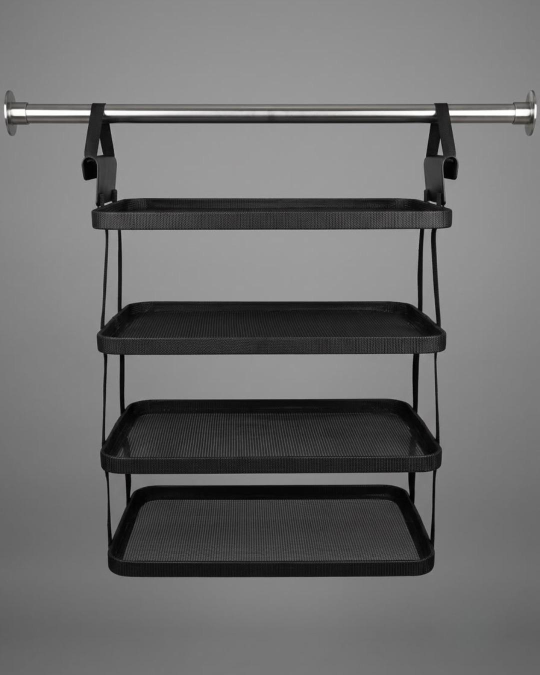 Valise Shelfpack avec étagères intégrées - Noir